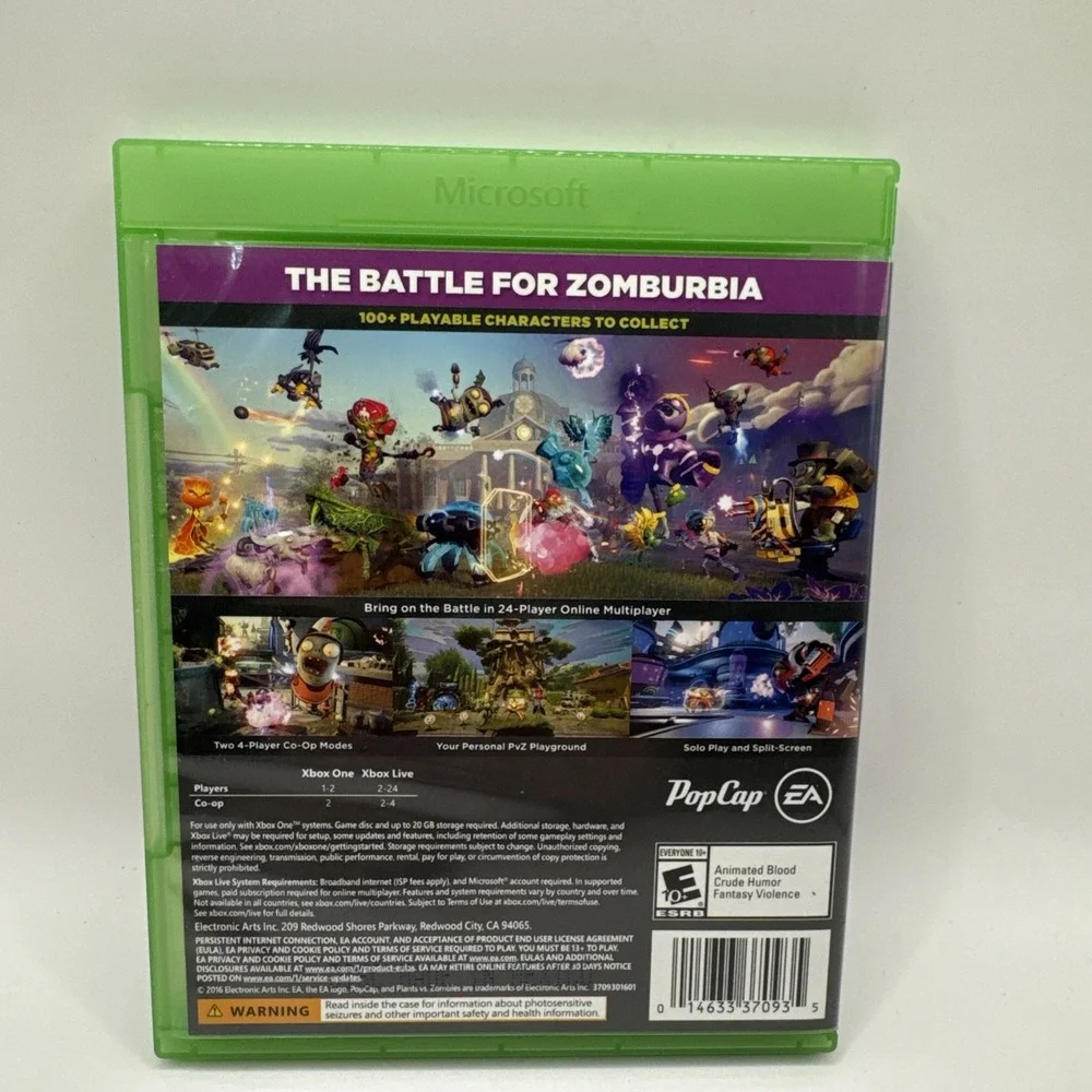 Plants‎ vs. Zombies: Garden Warfare 2 (Microsoft Xbox One, 2016)